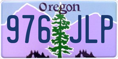 OR license plate 976JLP