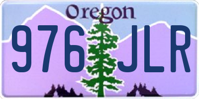 OR license plate 976JLR