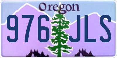 OR license plate 976JLS