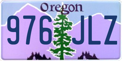 OR license plate 976JLZ