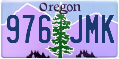 OR license plate 976JMK