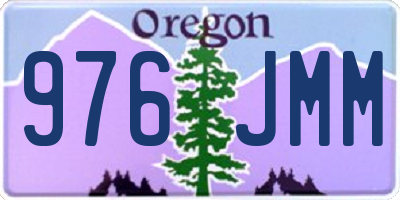 OR license plate 976JMM