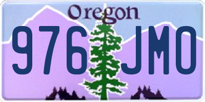 OR license plate 976JMO