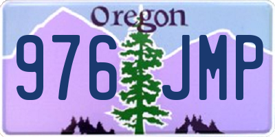 OR license plate 976JMP