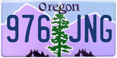 OR license plate 976JNG