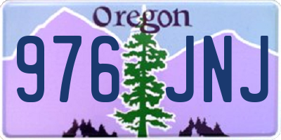 OR license plate 976JNJ