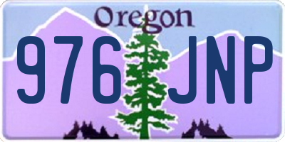 OR license plate 976JNP