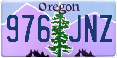 OR license plate 976JNZ