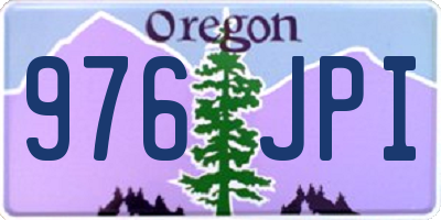 OR license plate 976JPI