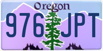 OR license plate 976JPT