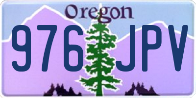 OR license plate 976JPV