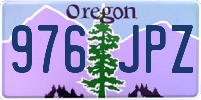 OR license plate 976JPZ