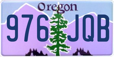 OR license plate 976JQB