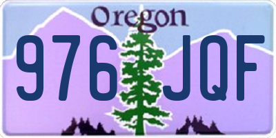 OR license plate 976JQF