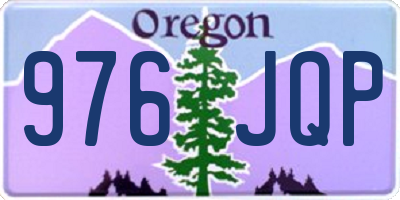 OR license plate 976JQP