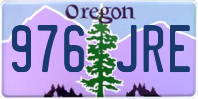 OR license plate 976JRE