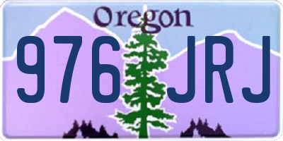 OR license plate 976JRJ