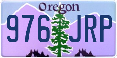 OR license plate 976JRP