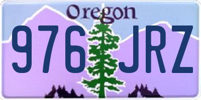 OR license plate 976JRZ