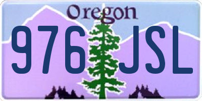 OR license plate 976JSL