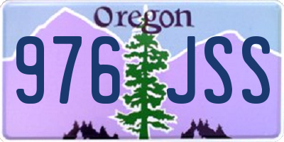 OR license plate 976JSS