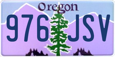 OR license plate 976JSV