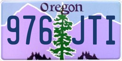 OR license plate 976JTI