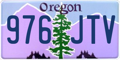 OR license plate 976JTV