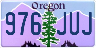 OR license plate 976JUJ