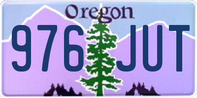 OR license plate 976JUT