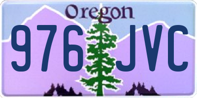 OR license plate 976JVC