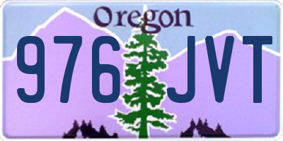 OR license plate 976JVT