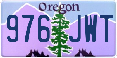 OR license plate 976JWT