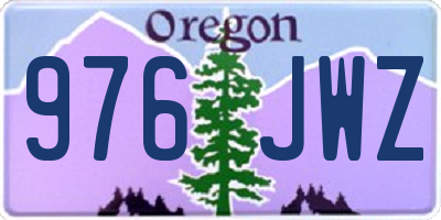 OR license plate 976JWZ