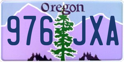 OR license plate 976JXA