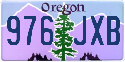 OR license plate 976JXB