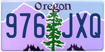 OR license plate 976JXQ