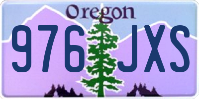 OR license plate 976JXS