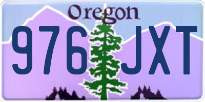 OR license plate 976JXT