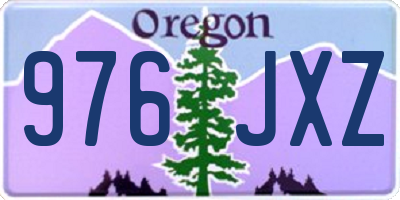 OR license plate 976JXZ