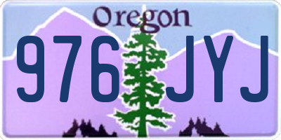 OR license plate 976JYJ