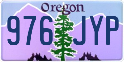OR license plate 976JYP