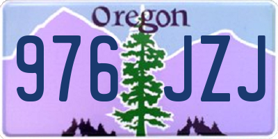 OR license plate 976JZJ