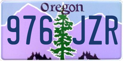 OR license plate 976JZR
