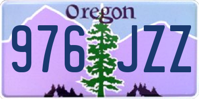OR license plate 976JZZ