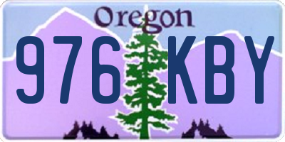OR license plate 976KBY