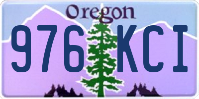 OR license plate 976KCI