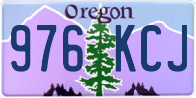 OR license plate 976KCJ