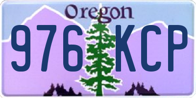 OR license plate 976KCP