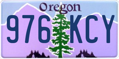 OR license plate 976KCY